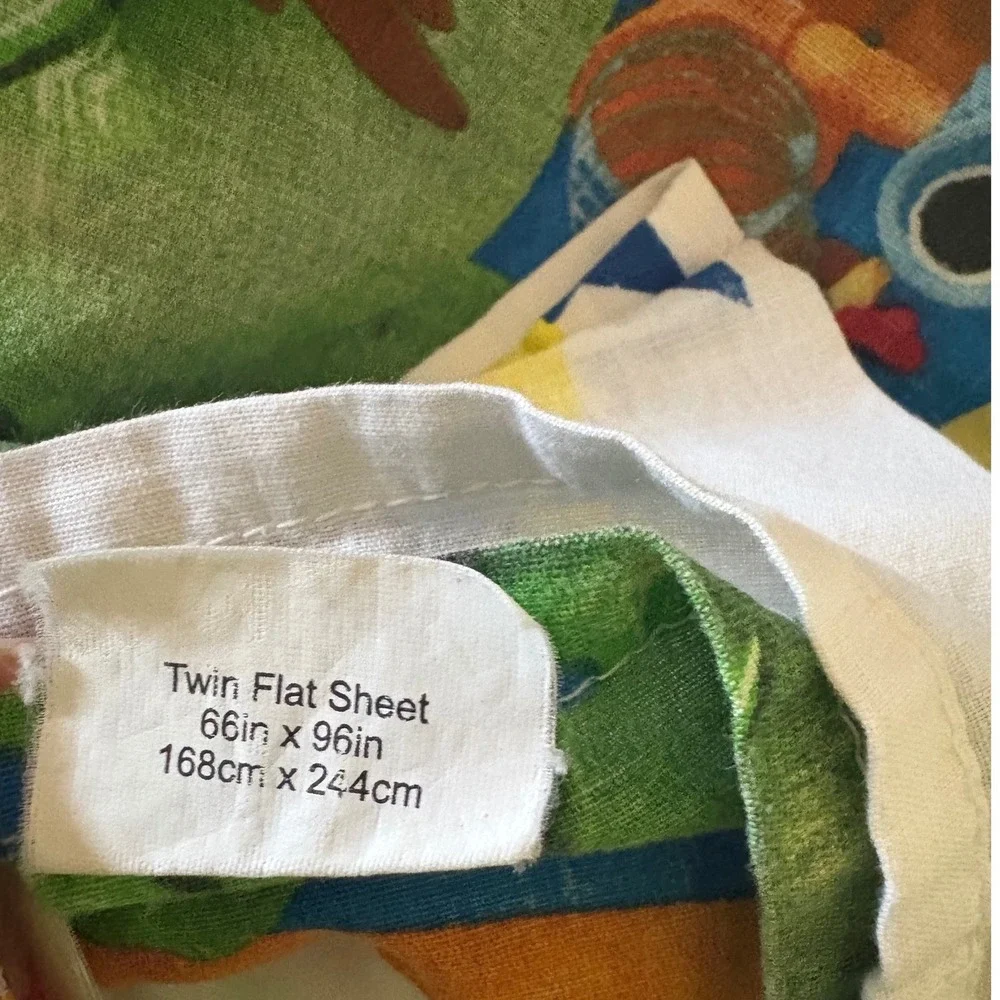 Disney Pixar Toy Story Twin Flat Sheet – Woody, Buzz & Friends  Clean and Bright